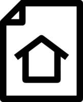 Home outline icon symbol vector image. Illustration of the house real estate graphic property design image