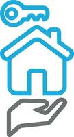 Home outline icon symbol vector image. Illustration of the house real estate graphic property design image