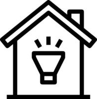 Home outline icon symbol vector image. Illustration of the house real estate graphic property design image