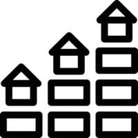 Home outline icon symbol vector image. Illustration of the house real estate graphic property design image