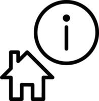 Home outline icon symbol vector image. Illustration of the house real estate graphic property design image