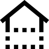 Home outline icon symbol vector image. Illustration of the house real estate graphic property design image