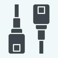 Icon Highlight Stick. related to Cosmetic symbol. glyph style. simple design editable. simple illustration vector