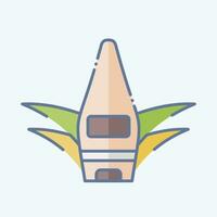 Icon Aloe Vera Gel. related to Cosmetic symbol. doodle style. simple design editable. simple illustration vector