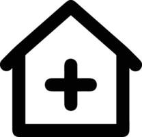 Home outline icon symbol vector image. Illustration of the house real estate graphic property design image