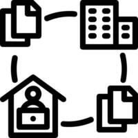 Home outline icon symbol vector image. Illustration of the house real estate graphic property design image