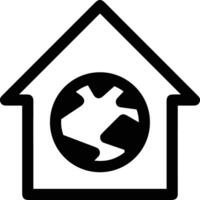 Home outline icon symbol vector image. Illustration of the house real estate graphic property design image