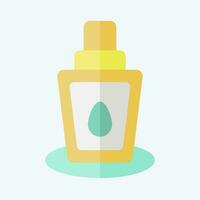 Icon Mineral Spray. related to Cosmetic symbol. flat style. simple design editable. simple illustration vector