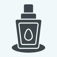 Icon Mineral Spray. related to Cosmetic symbol. glyph style. simple design editable. simple illustration vector