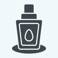 Icon Mineral Spray. related to Cosmetic symbol. glyph style. simple design editable. simple illustration vector