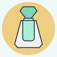 Icon Perfume. related to Cosmetic symbol. color mate style. simple design editable. simple illustration vector
