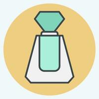 Icon Perfume. related to Cosmetic symbol. color mate style. simple design editable. simple illustration vector