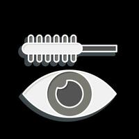 Icon Mascara. related to Cosmetic symbol. glossy style. simple design editable. simple illustration vector