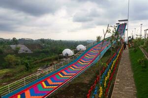 malang, Indonesia - noviembre 10 2023 - malang país de los sueños es un nuevo familia turista atracción en el poncokusumo área, Indonesia foto