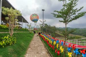 Malang, Indonesia - November 10 2023 - Malang Dreamland is a new family tourist attraction in the Poncokusumo area, Indonesia photo