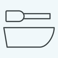 Icon Ship. related to Sea symbol. line style. simple design editable. simple illustration vector