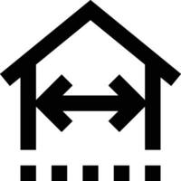 Home outline icon symbol vector image. Illustration of the house real estate graphic property design image