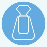Icon Perfume. related to Cosmetic symbol. blue eyes style. simple design editable. simple illustration vector