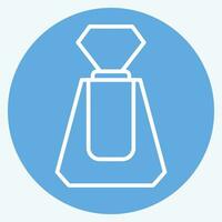 Icon Perfume. related to Cosmetic symbol. blue eyes style. simple design editable. simple illustration vector