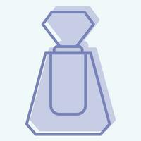 Icon Perfume. related to Cosmetic symbol. two tone style. simple design editable. simple illustration vector
