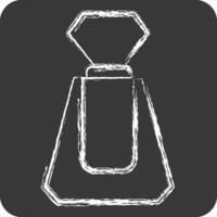 Icon Perfume. related to Cosmetic symbol. chalk Style. simple design editable. simple illustration vector
