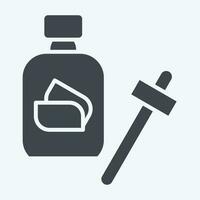 Icon Serum. related to Cosmetic symbol. glyph style. simple design editable. simple illustration vector