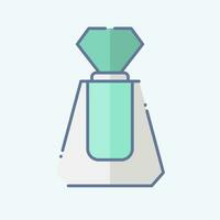 Icon Perfume. related to Cosmetic symbol. doodle style. simple design editable. simple illustration vector