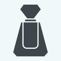 Icon Perfume. related to Cosmetic symbol. glyph style. simple design editable. simple illustration vector
