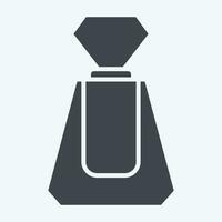 Icon Perfume. related to Cosmetic symbol. glyph style. simple design editable. simple illustration vector