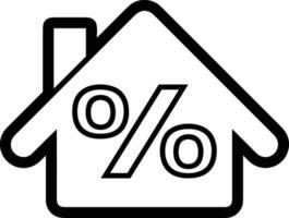 Home outline icon symbol vector image. Illustration of the house real estate graphic property design image