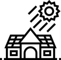 Home outline icon symbol vector image. Illustration of the house real estate graphic property design image