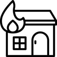 Home outline icon symbol vector image. Illustration of the house real estate graphic property design image