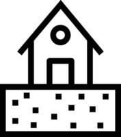 Home outline icon symbol vector image. Illustration of the house real estate graphic property design image