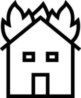 Home outline icon symbol vector image. Illustration of the house real estate graphic property design image