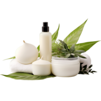 AI generated Cosmetic Skin Care Products Plant png