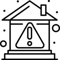 Home outline icon symbol vector image. Illustration of the house real estate graphic property design image