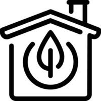 Home outline icon symbol vector image. Illustration of the house real estate graphic property design image