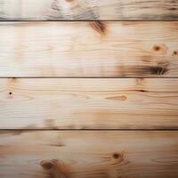 AI generated Light wooden boards, wallpaper background photo