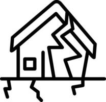 Home outline icon symbol vector image. Illustration of the house real estate graphic property design image