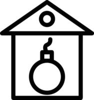 Home outline icon symbol vector image. Illustration of the house real estate graphic property design image