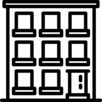 Home outline icon symbol vector image. Illustration of the house real estate graphic property design image