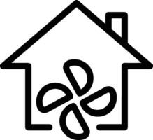 Home outline icon symbol vector image. Illustration of the house real estate graphic property design image