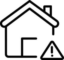 Home outline icon symbol vector image. Illustration of the house real estate graphic property design image