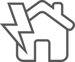 Home outline icon symbol vector image. Illustration of the house real estate graphic property design image