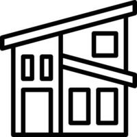 Home outline icon symbol vector image. Illustration of the house real estate graphic property design image