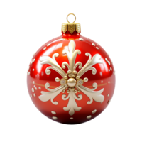 ai gegenereerd Kerstmis boom decoratie ballen png