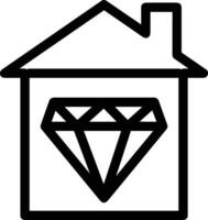 Home outline icon symbol vector image. Illustration of the house real estate graphic property design image