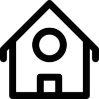 Home outline icon symbol vector image. Illustration of the house real estate graphic property design image