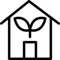 Home outline icon symbol vector image. Illustration of the house real estate graphic property design image