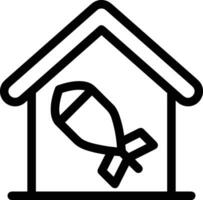 Home outline icon symbol vector image. Illustration of the house real estate graphic property design image